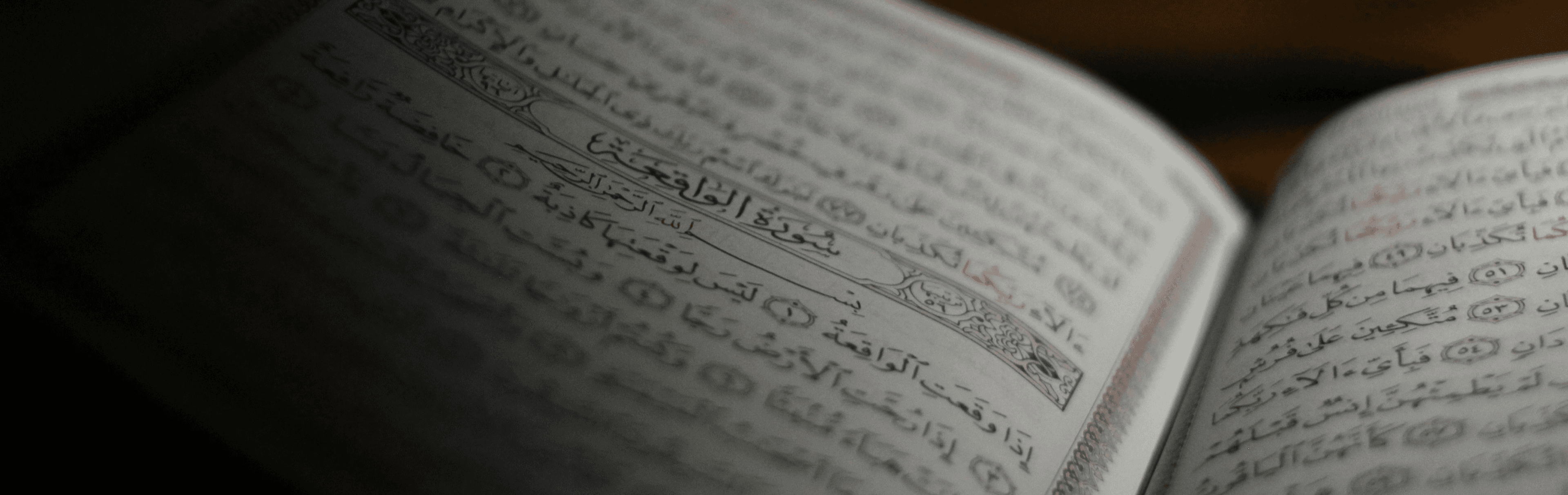 Student memorizing Quran